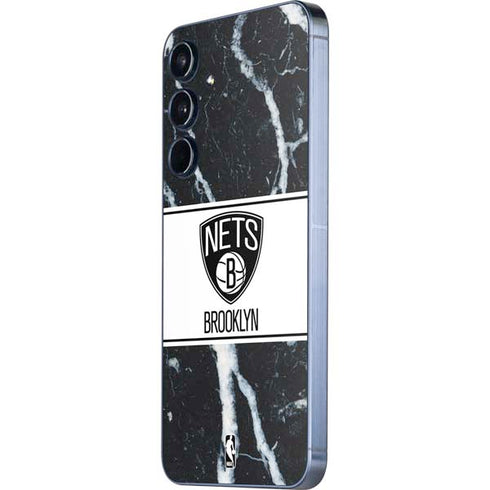 NBA Brooklyn Nets Marble Galaxy A35 5G Skin